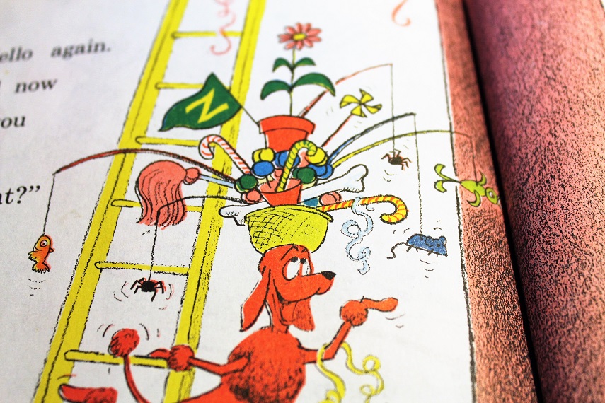 close up on crazy hat