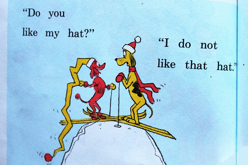 ski hat confrontation